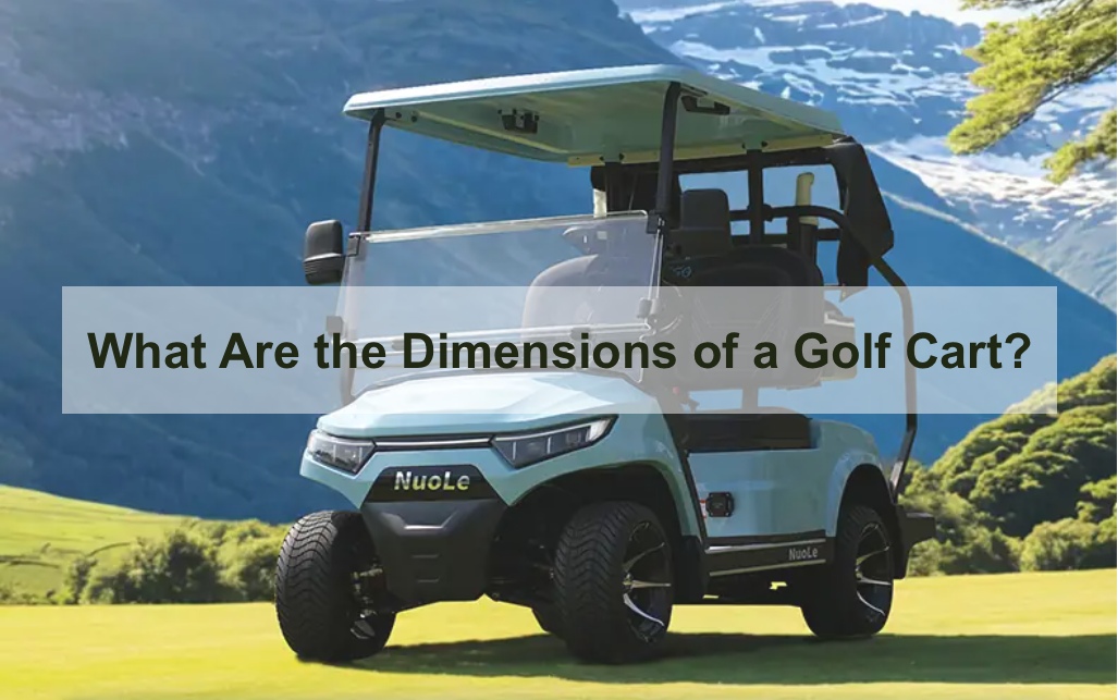dimensions of a golf cart