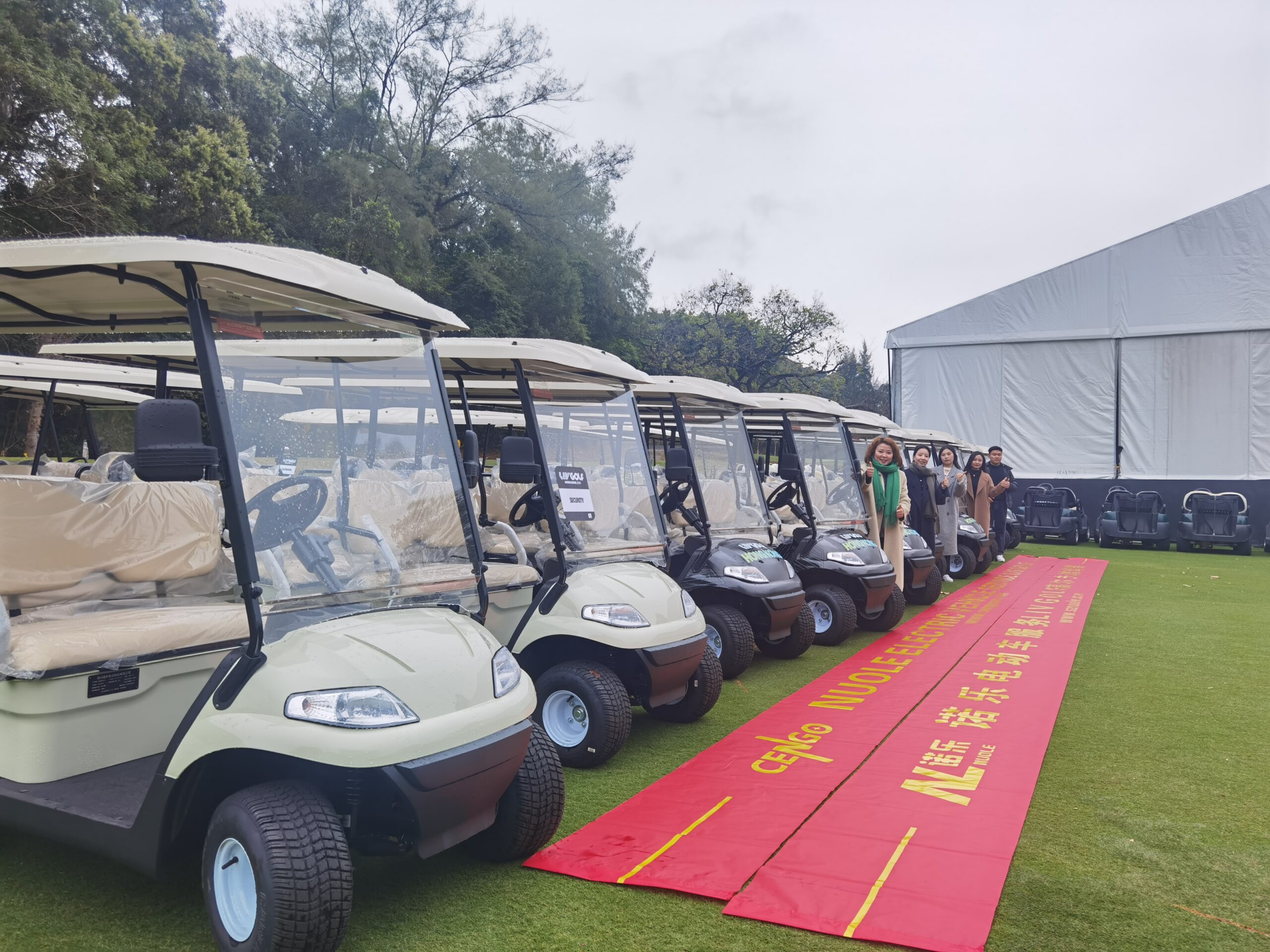 Nuole Golf Carts at the LIV Golf Hong Kong 2024